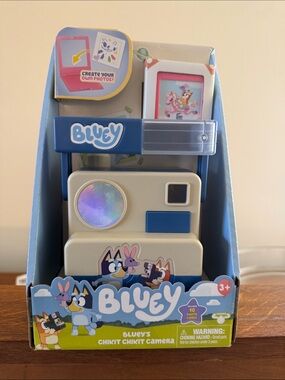 Bluey Chikit Chikit Camera Toy - Blue and Cream